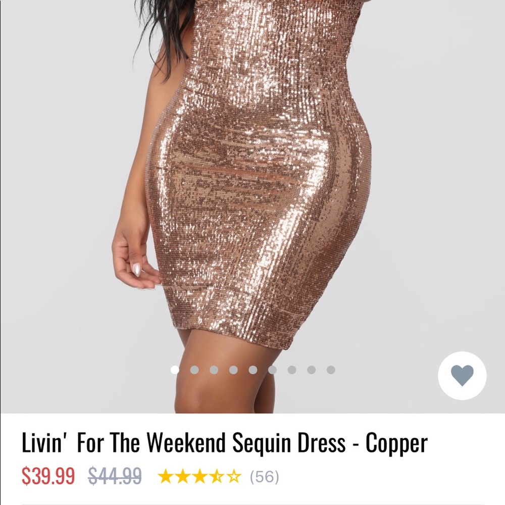 Fashion Nova Sequin Dress (Livin for the Weekend)